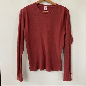 Re/Done x Hanes Thermal Long Sleeve T-Shirt